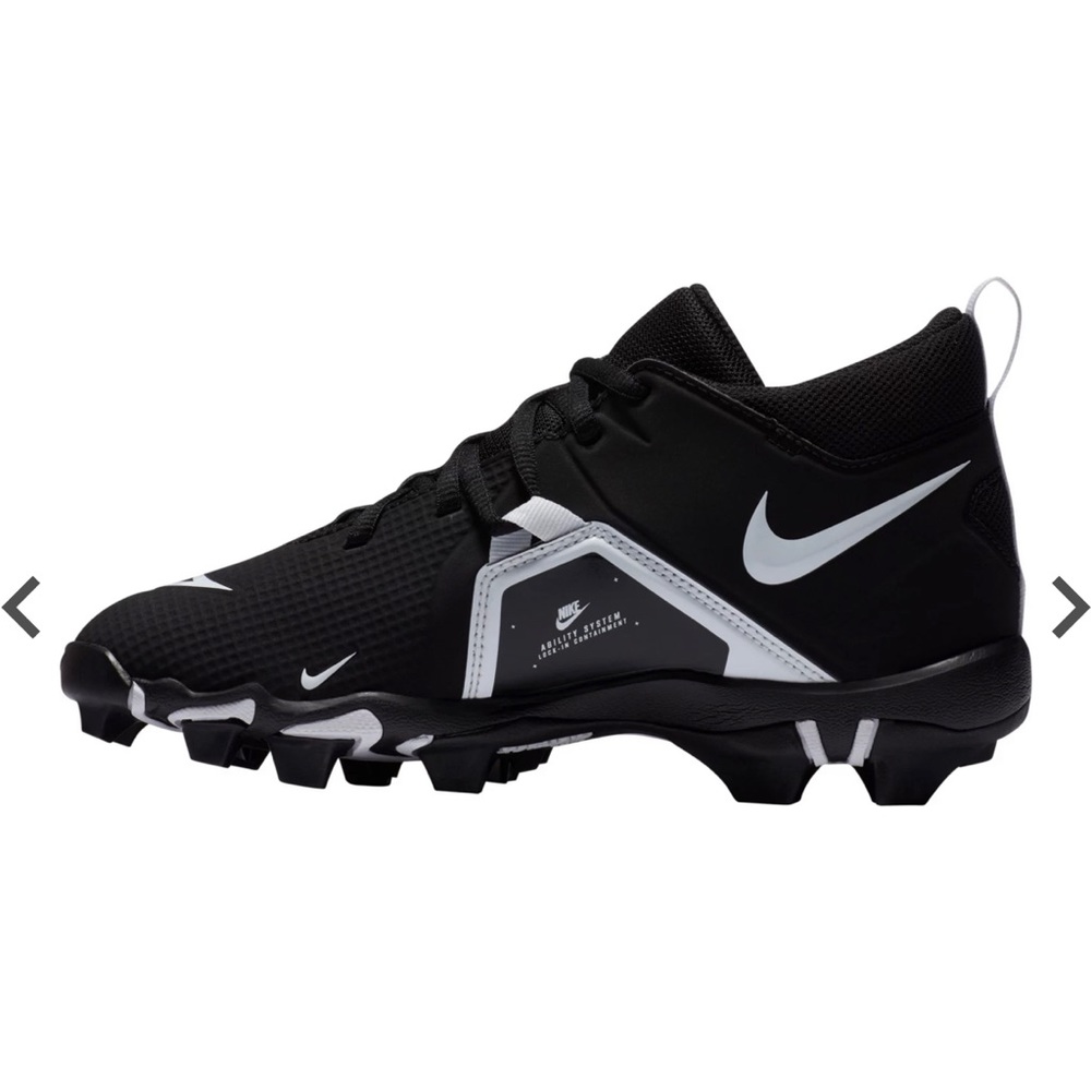 Nike Kids' Alpha Menace 3 Shark Mid Football Cleats - Picture 2 of 9